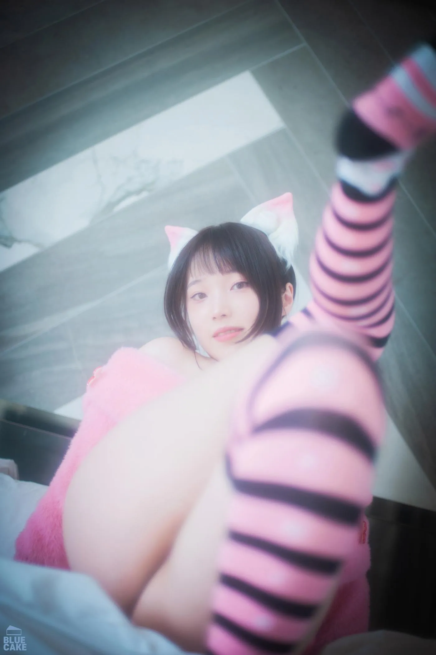 Bambi밤비 – NO.91 [BLUECAKE] Naughty Cats Pink  Mint RED [90P]插图6
